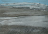 Winter Series I (21 x 28 cm) Graphite and Gouache on Ingres paper